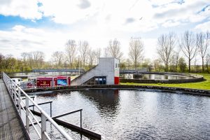 Uitdagend project: Modderkolk vervangt verdeler voor afvalwaterzuivering Leiden Zuidwest