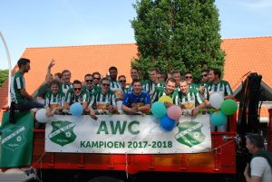 AWC Wijchen kampioen Modderkolk sponso