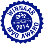 MVO award 2014 Meerwaarde Modderkolk logo